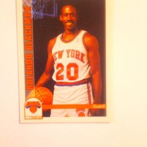 NEW YORK NICKS #433 ROLANDO ANTONIO BLACKMAN Sky Box Basketball Spots Ca…